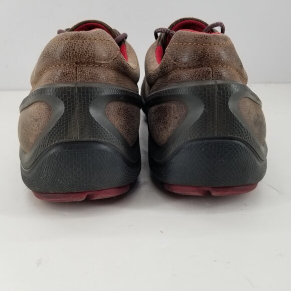 Ecco Men's Biom Grip Sneaker brown Leather Casual Shoe Urbaneering Size 46 12 - Picture 10 of 15